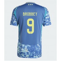 Ajax Brian Brobbey #9 Bortatröja 2024-25 Korta ärmar